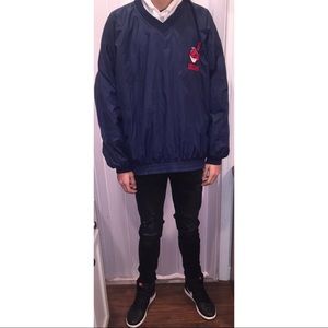 Vintage Cleveland Indians windbreaker jacket wahoo
